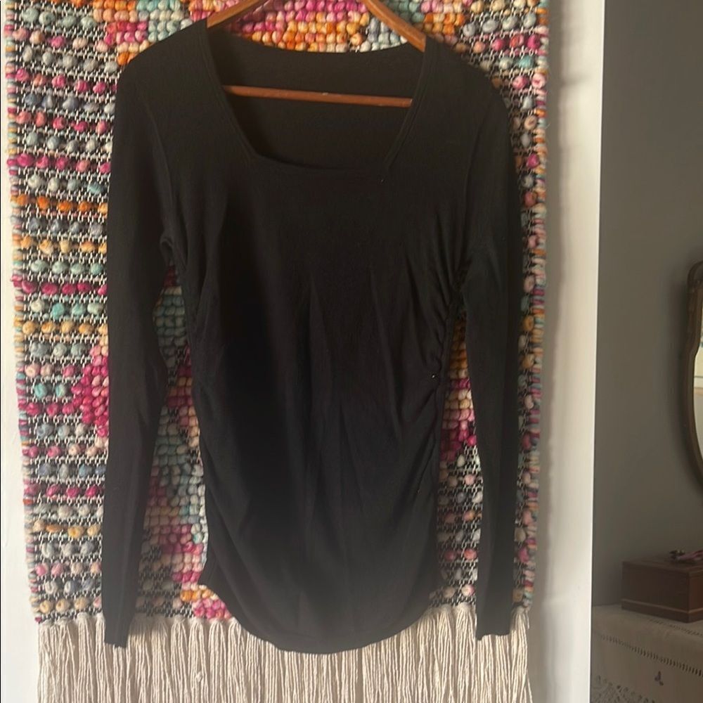 Black Long Sleeve Women's Top